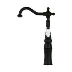 Kit prolunga trasformazione rubinetto lavabo tipo alto in colore nero opaco Gattoni Orta KTP100/27NO